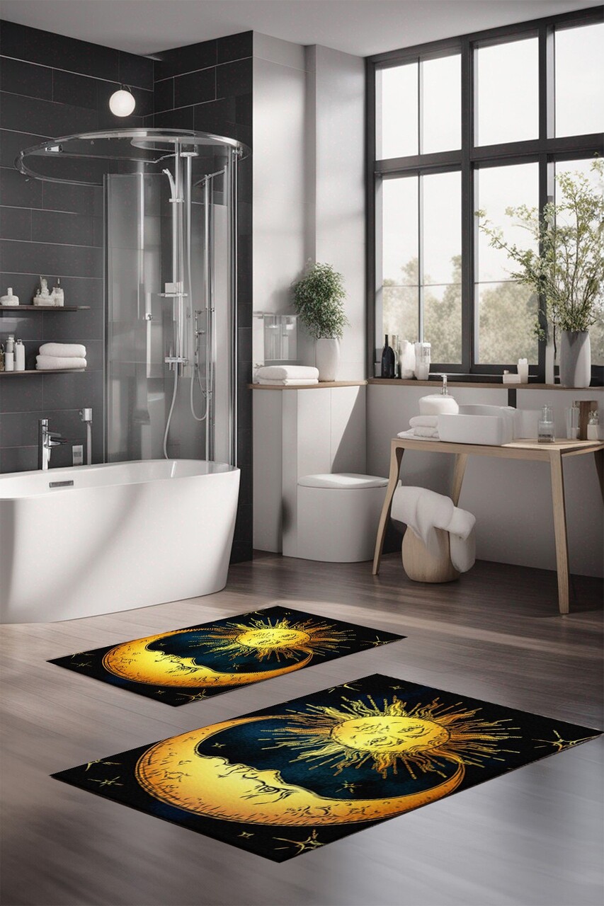 Set covorase de baie, L'essentiel Maison, CT-5383, Multicolor - imagine 4